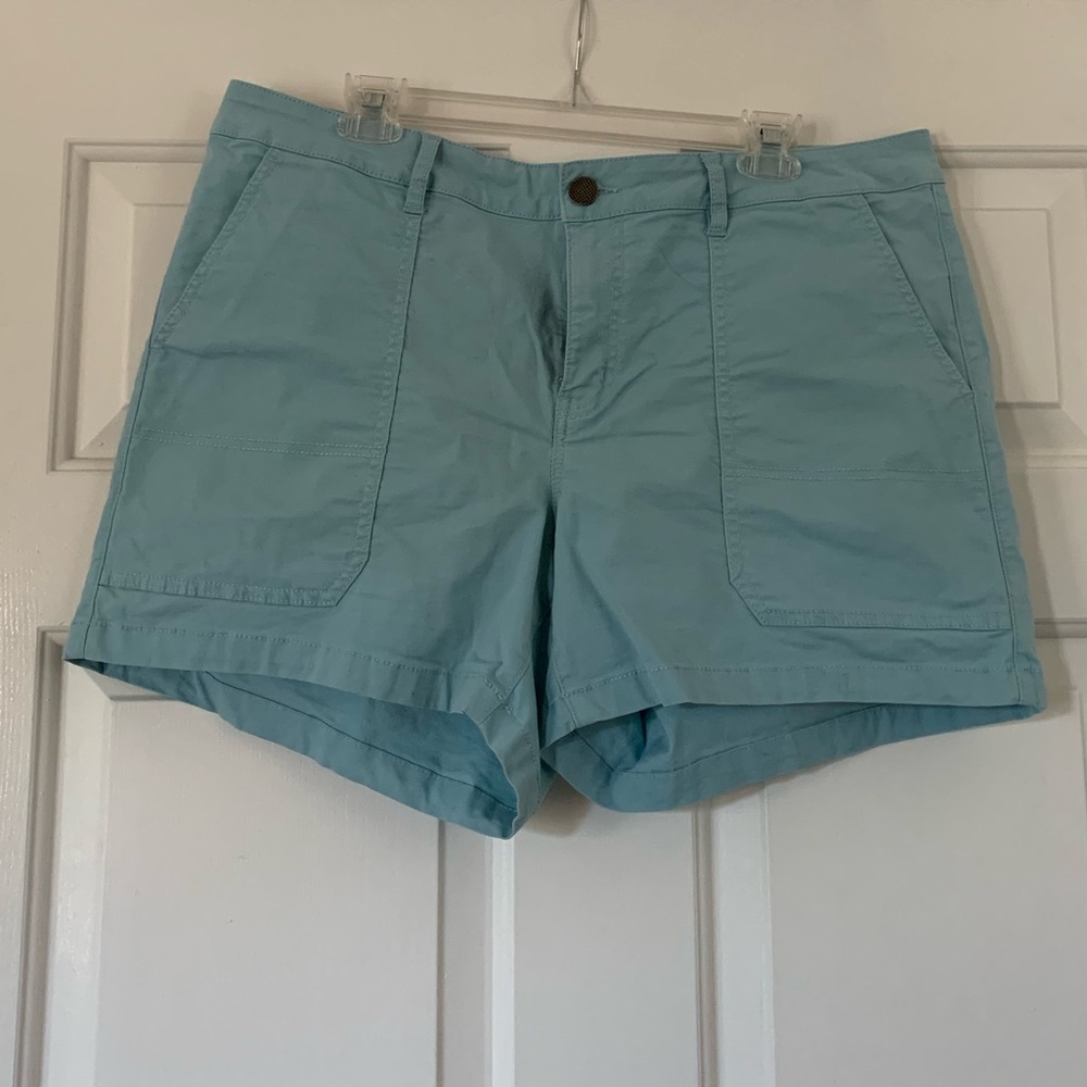 Cabi Blue Cargo Shorts
